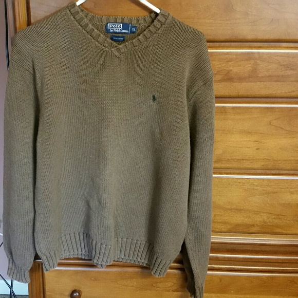 Polo Ralph Lauren Other - Polo by Ralph Lauren XL lightly used brown sweater